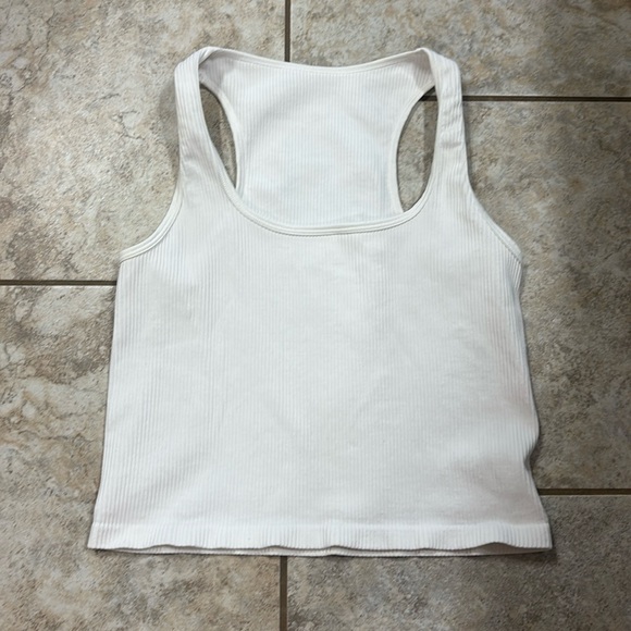 COPY - Ribbed Crop Tank Top - Picture 1 of 5